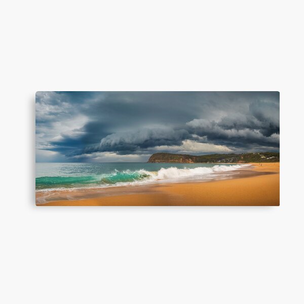 Item preview, Stormfront over beach and breaking waves designed and sold by dags.