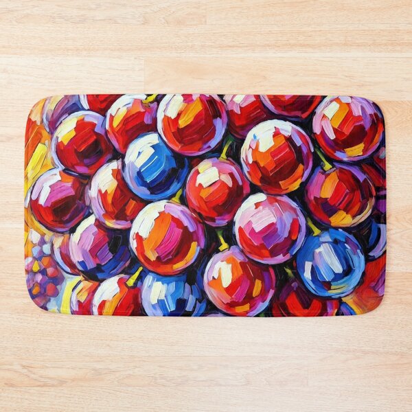 Item preview, Juicy Red Grapes Cluster in Vivid Artistic Vineyard designed and sold by ChrisButler.