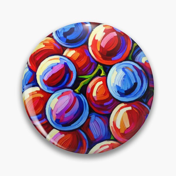 Item preview, Juicy Red Grapes Cluster with Vibrant Vineyard Colors designed and sold by ChrisButler.