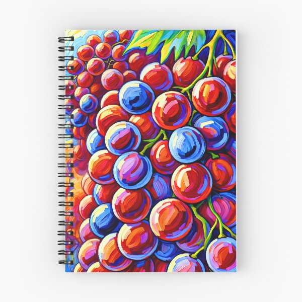 Item preview, Juicy Red Grapes Cluster with Vibrant Vineyard Colors designed and sold by ChrisButler.