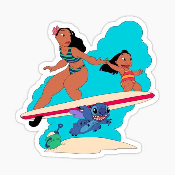 Vista previa del artículo con la obra «Lilo y Stitch», diseñado y vendido por Solem.