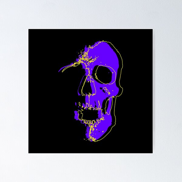 Item preview, Skull - Purple designed and sold by CJ Ramirez Art.