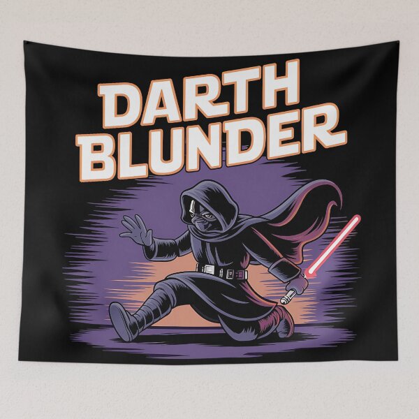 Item preview, Darth Blunder – Funny Sci-Fi Parody designed and sold by Evolved Ape.