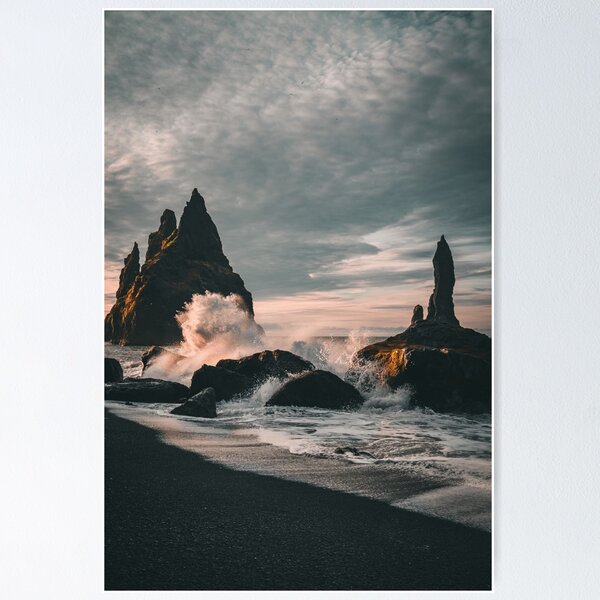Item preview, Kinetic Energy - Reynisfjara Beach of Iceland designed and sold by Akquired Taste.