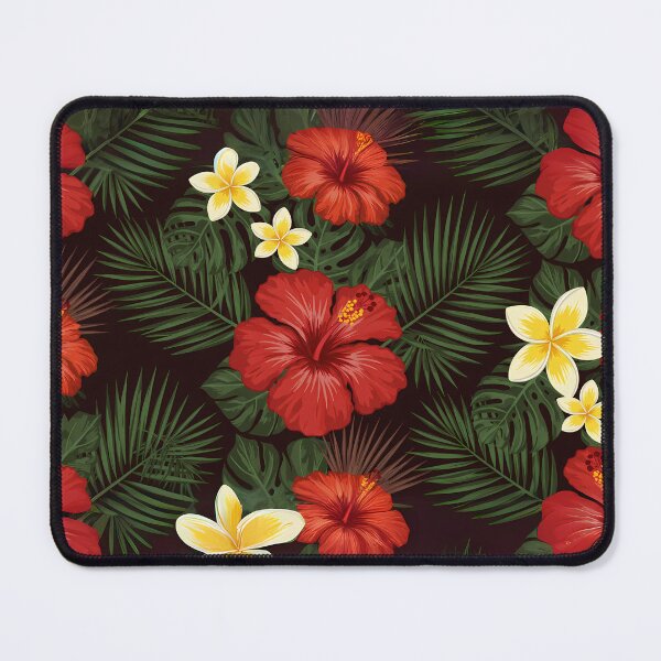Item preview, Hibiscus flower Seamless Pattern designed and sold by GeniusPrint.