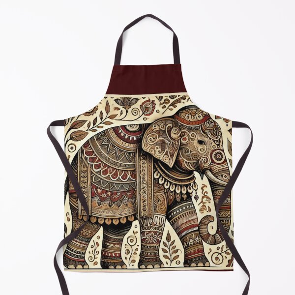 Item preview, Majestic Pichwai Elephant designed and sold by Dream Bloom Gallery.