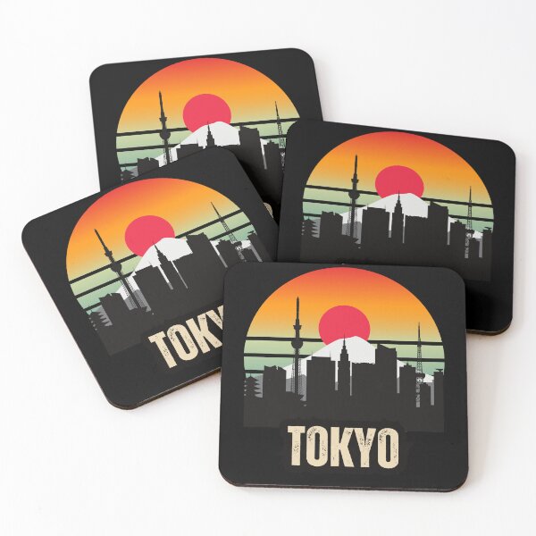 Item preview, Tokyo Skyline with Mount Fuji Sunset designed and sold by ZiaZZ.