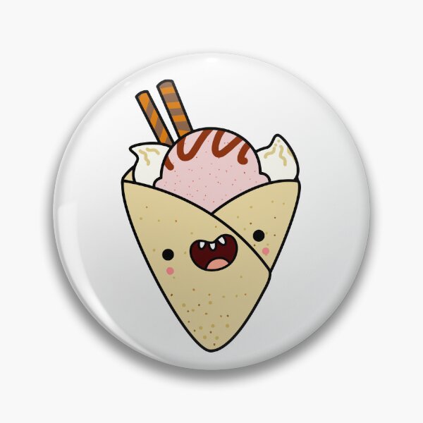 Item preview, Kawaii Strawberry Ice Cream Crepe designed and sold by kawaiilife.