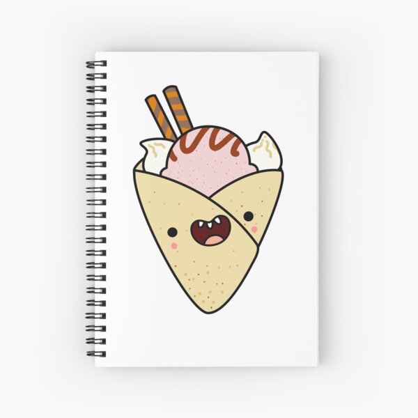 Item preview, Kawaii Strawberry Ice Cream Crepe designed and sold by kawaiilife.