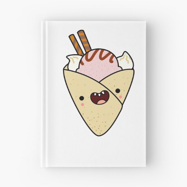 Item preview, Kawaii Strawberry Ice Cream Crepe designed and sold by kawaiilife.