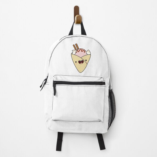 Vista previa del artículo con la obra «Crepe de helado de fresa kawaii», diseñado y vendido por kawaiilife.