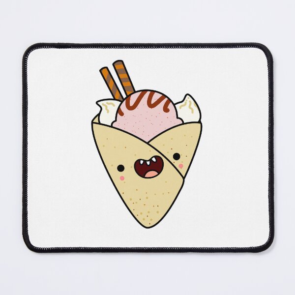 Item preview, Kawaii Strawberry Ice Cream Crepe designed and sold by kawaiilife.