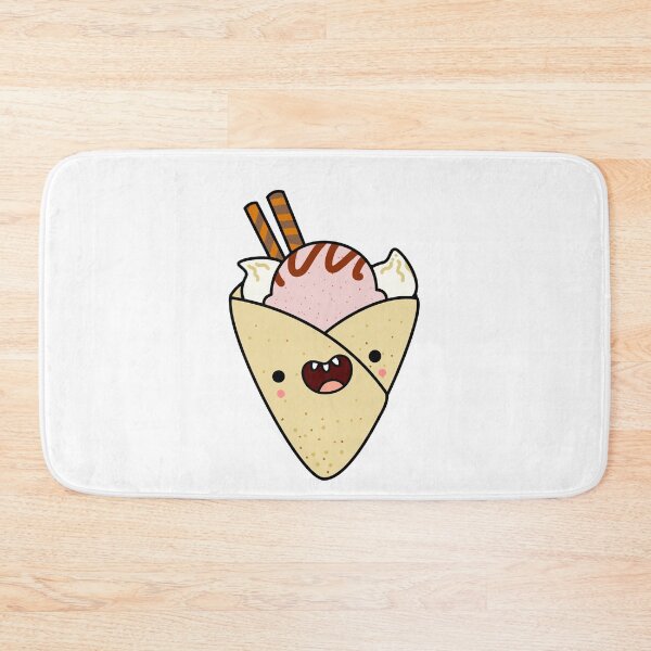 Item preview, Kawaii Strawberry Ice Cream Crepe designed and sold by kawaiilife.