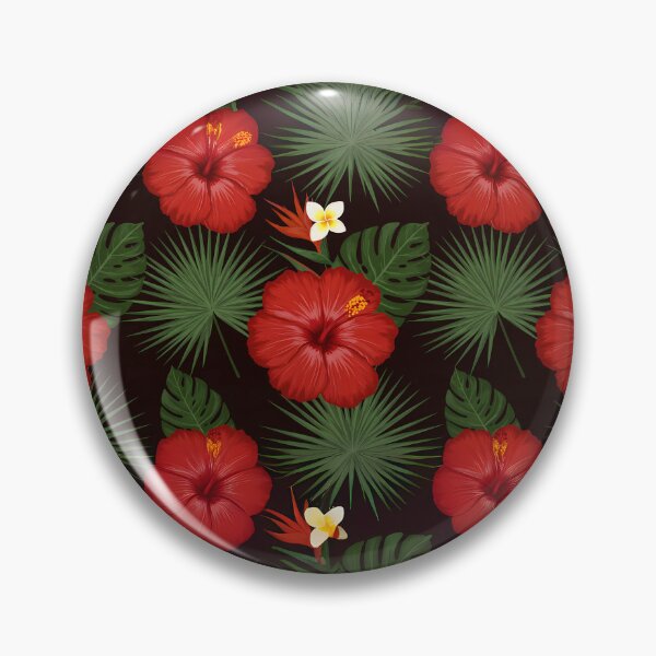 Item preview, Patrón sin costuras de flor de hibisco designed and sold by GeniusPrint.