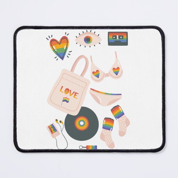 Aperçu de l'œuvre LGBT Pride Rainbow soyez libre créée et vendue par ColorfullHeart.