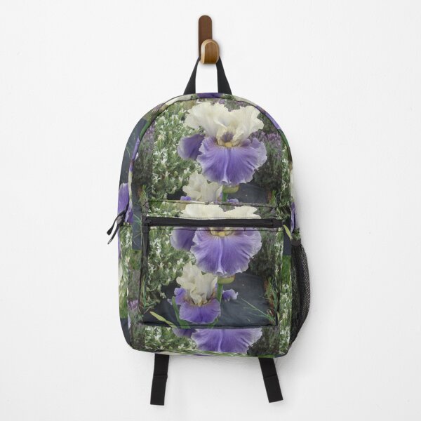 Item preview, Iris Flower Purple and White Frilly - Champagne Journey designed and sold by Sarah  Rajkotwala.