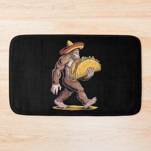 Item preview, Funny Bigfoot Taco Lover Sombrero Mexican Food Design designed and sold by love3617.