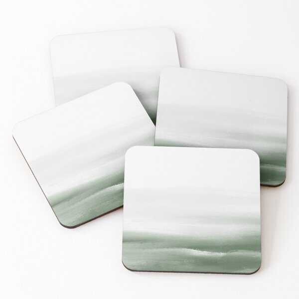 Item preview, Sage Green Abstract Watercolor 3, Art Print By Synplus designed and sold by synplus.