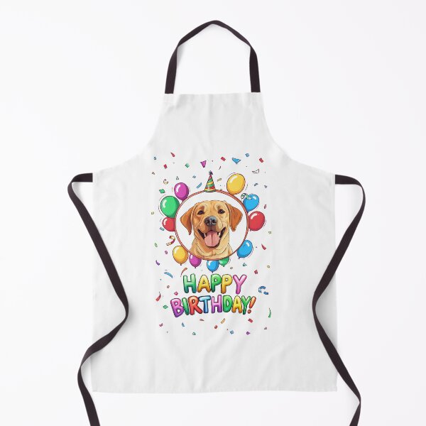 Item preview, Birthday Labrador Retriever - Yellow - Happy Birthday! designed and sold by wotsthis.