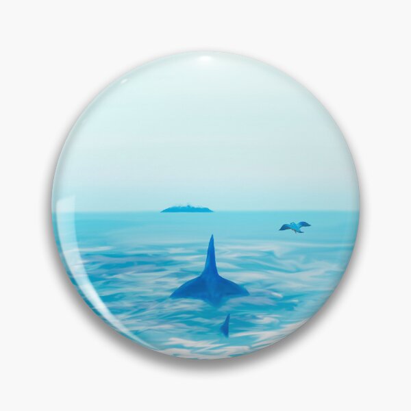 Item preview, A blue bird and a whale designed and sold by greenPQBstudio.
