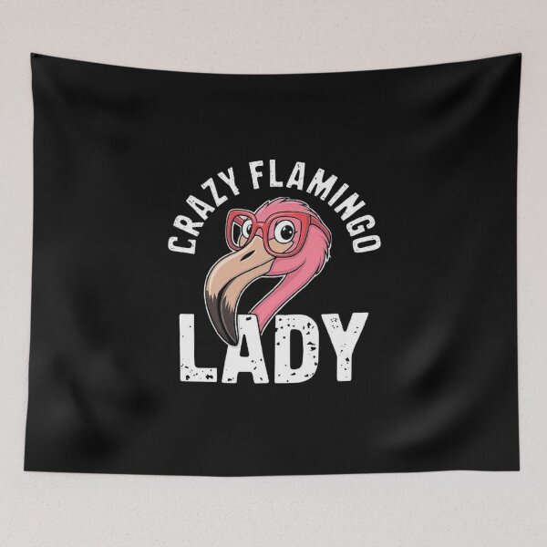 Item preview, Funny Flamingo Lover Design – Crazy Flamingo Lady Gift designed and sold by love3617.
