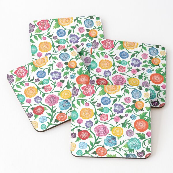 Item preview, Flower Power Hand painted watercolor flowers designed and sold by Goddessart.