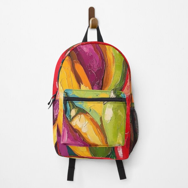 Item preview, Abstract colorful chili peppers print designed and sold by dcrc.