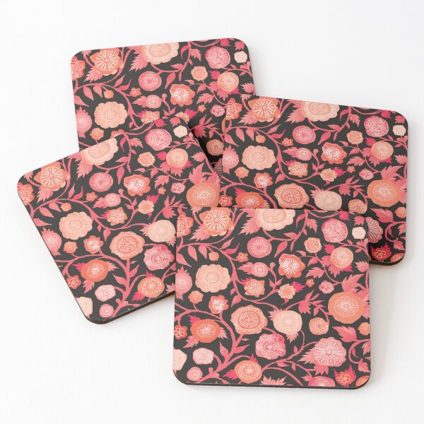 Item preview, Flower power hand painted watercolor orange flowers designed and sold by Goddessart.