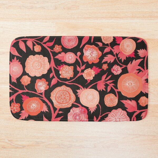 Item preview, Flower power hand painted watercolor orange flowers designed and sold by Goddessart.