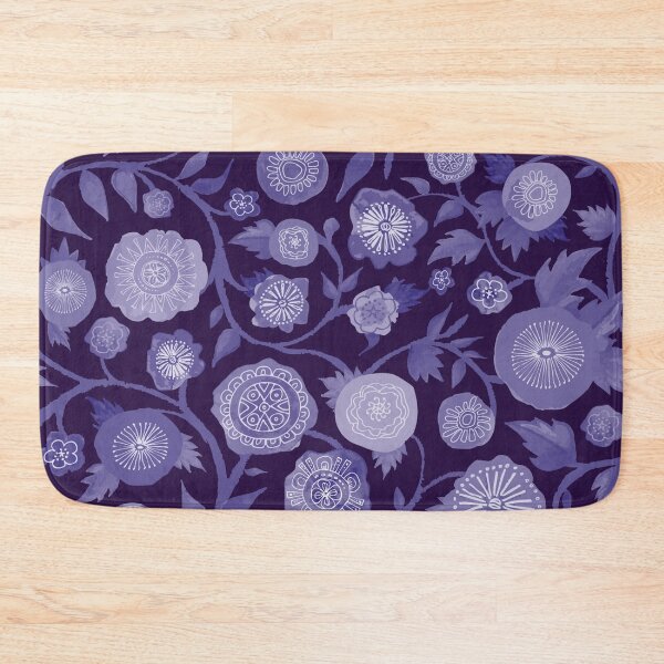 Item preview, Flower Power hand painted watercolor purple flowers designed and sold by Goddessart.