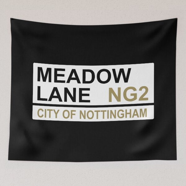Item preview, Notts County Meadow Lane Iconic Street Sign designed and sold by DelfDesign.