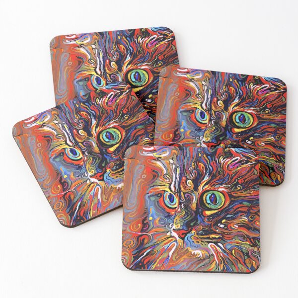 Item preview, Colorful Cat designed and sold by ViaARTfactory.
