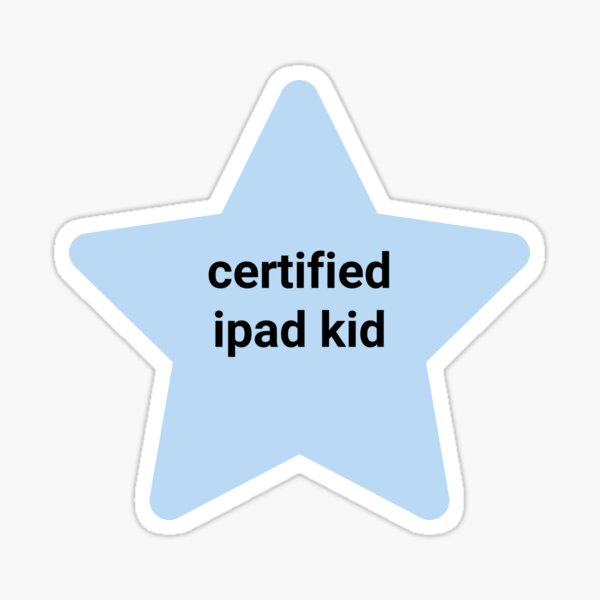 Aperçu de l'œuvre iPad Kid Star certifié créée et vendue par stars4all.