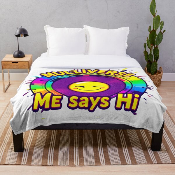 Artikelvorschau, „Multiverse Me Says Hi“ – Lustiges und lebendiges kosmisches Design entworfen und verkauft von InsightA.