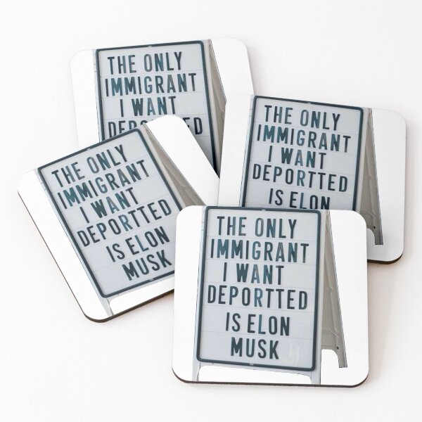 Item preview, Deport Elon Bold Letter Sign designed and sold by bitebackcobbc.