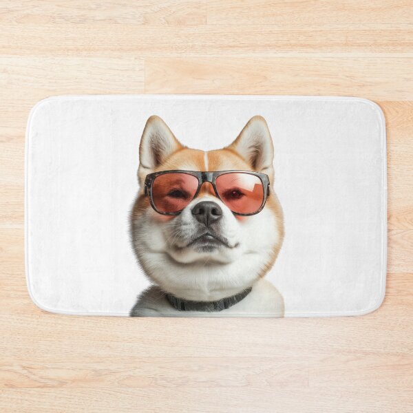 Item preview, Funny cool Akita Dog wearing sunglasses designed and sold by LazyOwlStore.