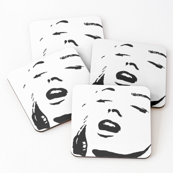 Item preview, Norma Jeane Black and White Acrylic  designed and sold by Chad's Fresh Art.