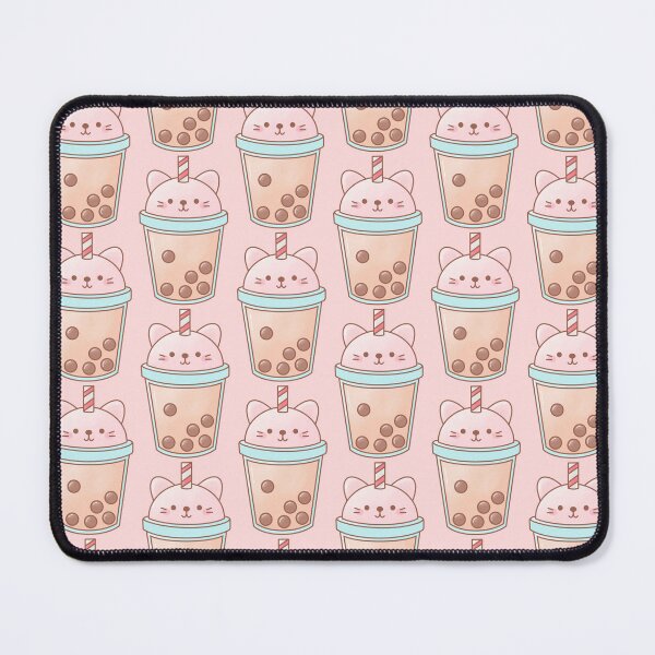 Item preview, Cute Little Cat Boba Pearl Bubble Milk Tea designed and sold by nuchz.