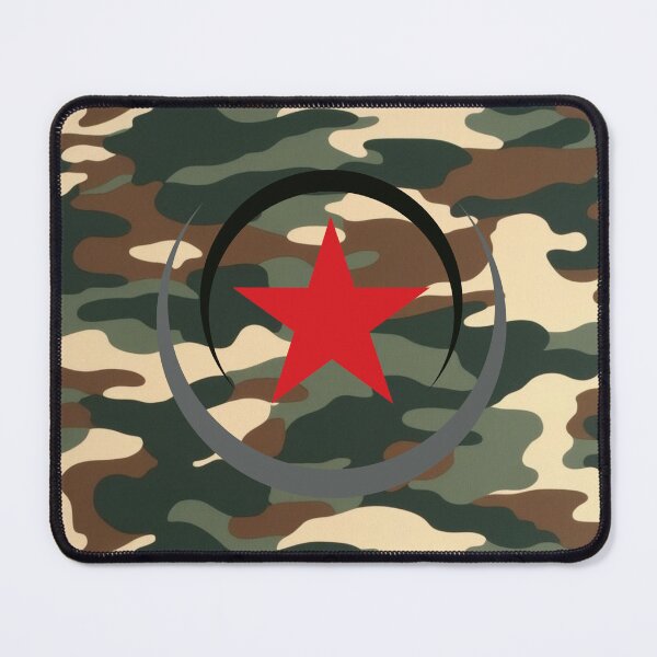 Item preview, camouflage Red Star Military Camo All-Over-Print designed and sold by FroggyFly Designs.