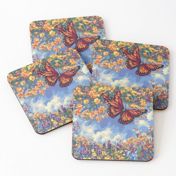 Item preview, 2D Stereoscopic Butterfly and Flower Field designed and sold by ModHaven.