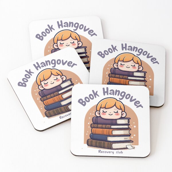 Item preview, Book Hangover Recovery Club" – Cute & Cozy Reading Lover Design designed and sold by InsightA.