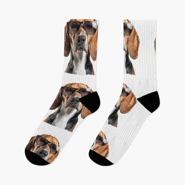 Item preview, Funny cool American English Coonhound Dog wearing sunglasses designed and sold by LazyOwlStore.