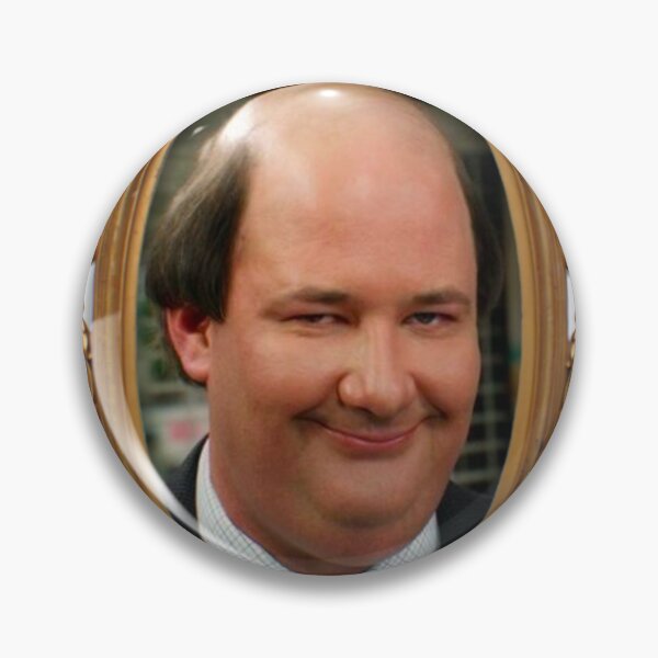 Item preview, The Office Kevin Malone Smiling In a Gold Frame designed and sold by bitebackcobbc.