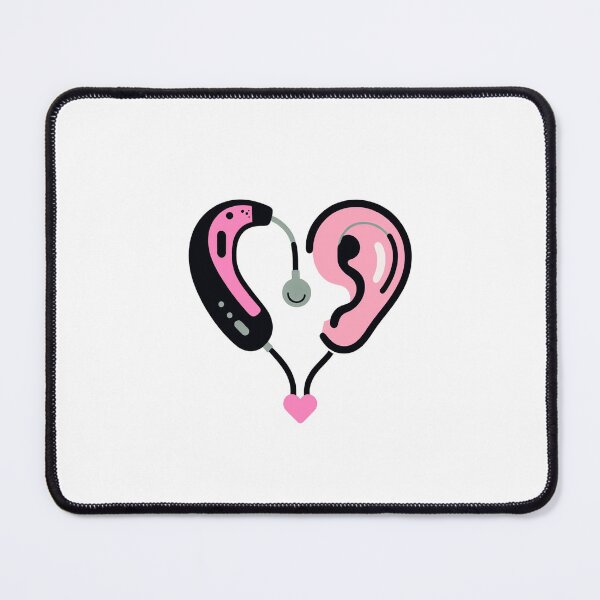 Item preview, Hearing Aid Heart with Ear designed and sold by queenzoid.