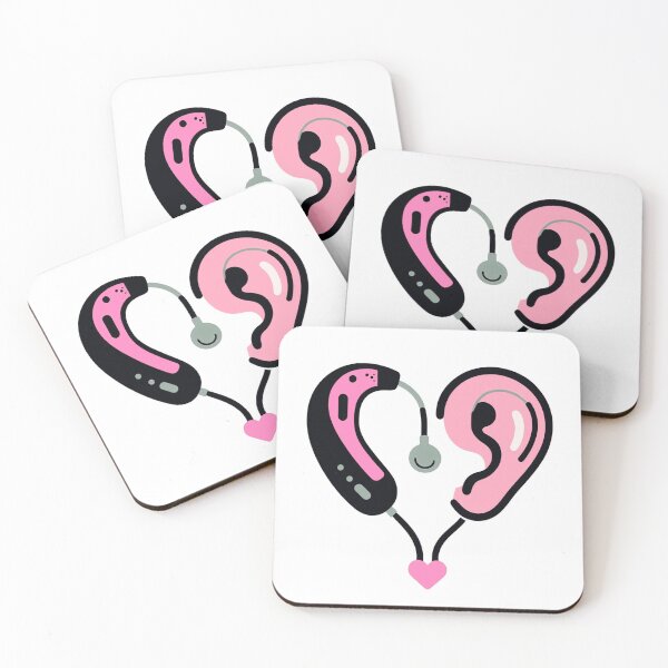 Item preview, Hearing Aid Heart with Ear designed and sold by queenzoid.