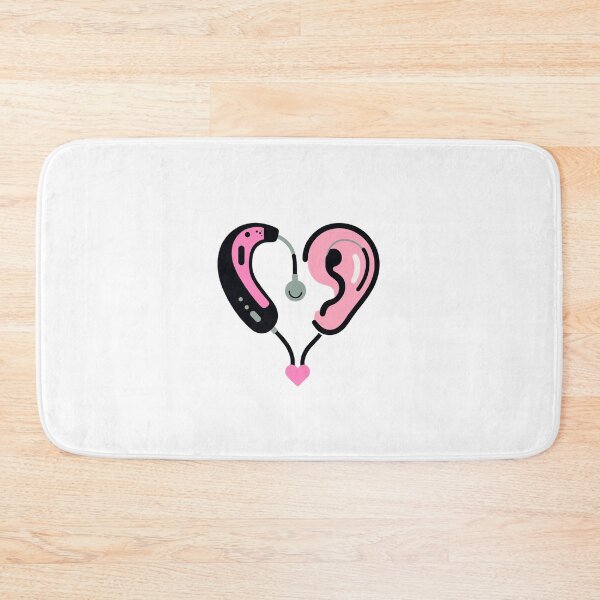 Item preview, Hearing Aid Heart with Ear designed and sold by queenzoid.