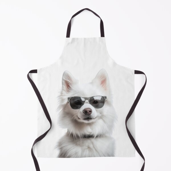 Item preview, Funny cool American Eskimo Dog wearing sunglasses designed and sold by LazyOwlStore.
