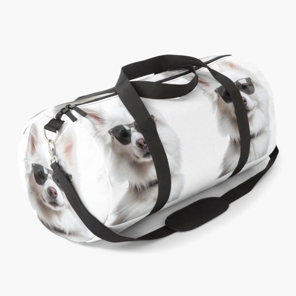 Item preview, Funny cool American Eskimo Dog wearing sunglasses designed and sold by LazyOwlStore.