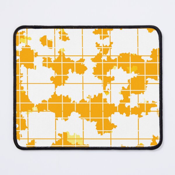 Item preview, Yellow White Irregular Abstract Pattern Design  designed and sold by PatternTitan.