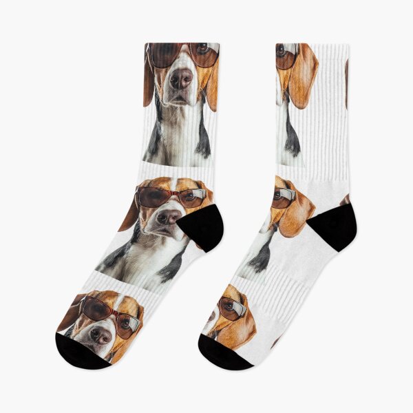 Item preview, Funny cool American Foxhound Dog wearing sunglasses designed and sold by LazyOwlStore.